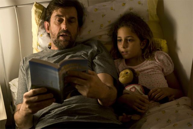 Italian drama Quiet Chaos is about a recently widowed father of a 10-year-old girl reeling from the accidental death of his wife, who abandons work and spends his days loafing in a small park near his daughter's school. A.O. Scott at the Times says director Antonello Grimaldi's film "demonstrates that the sad-dad melodrama is a global (or at least a midlevel European art film) phenomenon. If the film is less maudlin and more psychologically astringent than most American specimens, this is partly a matter of Mr. Grimaldiâs restraint and partly thanks to Nanni Morettiâs sharp and unpredictable turn as the dad in question...At its best Quiet Chaos lives up to its name, enmeshing its protagonist in a complicated, lived-in reality that obstructs his attempts to clear his head and organize his feelings."